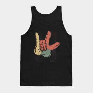 Love Gesture Continuous Line Tank Top